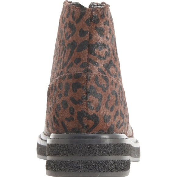 8.5 🔖 AEROSOLES Leopard Vale Suede Boots Zip Front Faux Fur Look - Picture 5 of 10